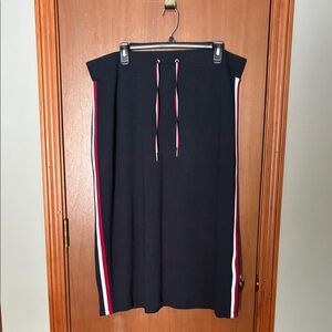 Tommy Hilfiger Blue Skirt with Red and White Accents